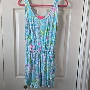 Lily Pulitzer Tropic Print One Piece Romper